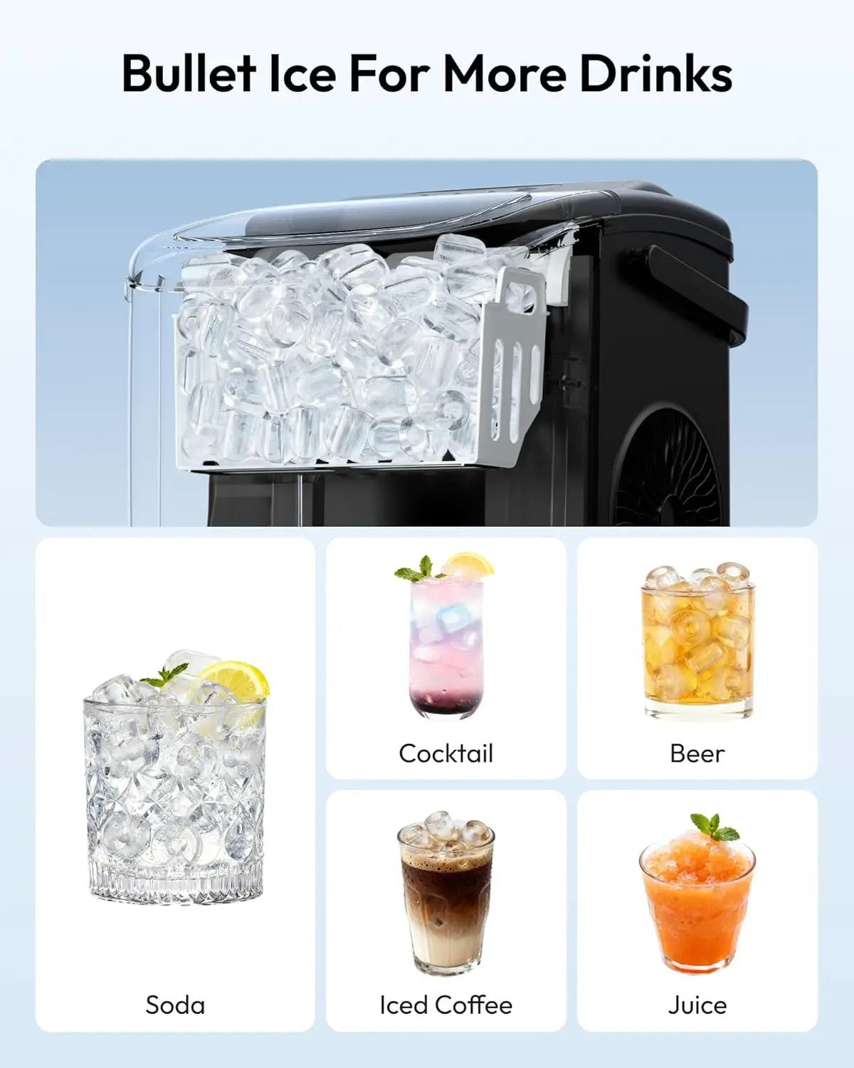Personal Portable Ice Maker Machine