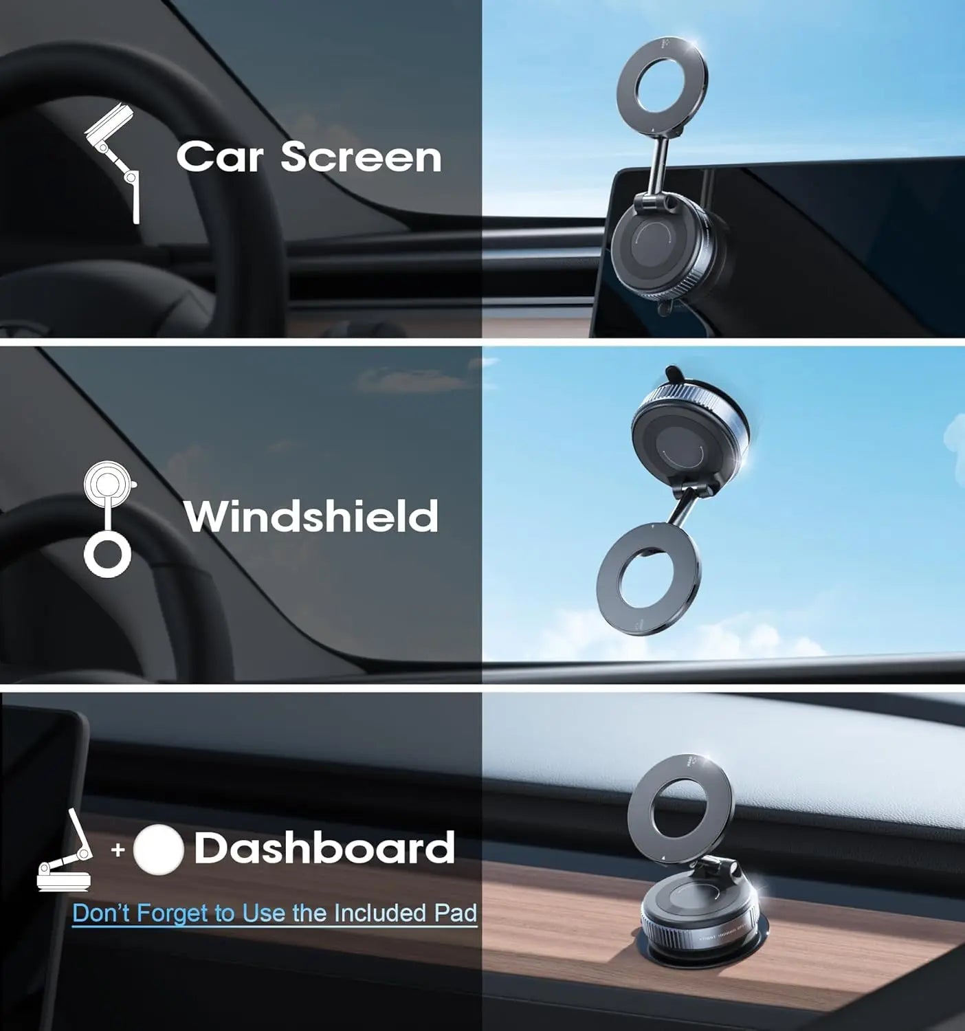 MagGrip Foldable Phone Mount
