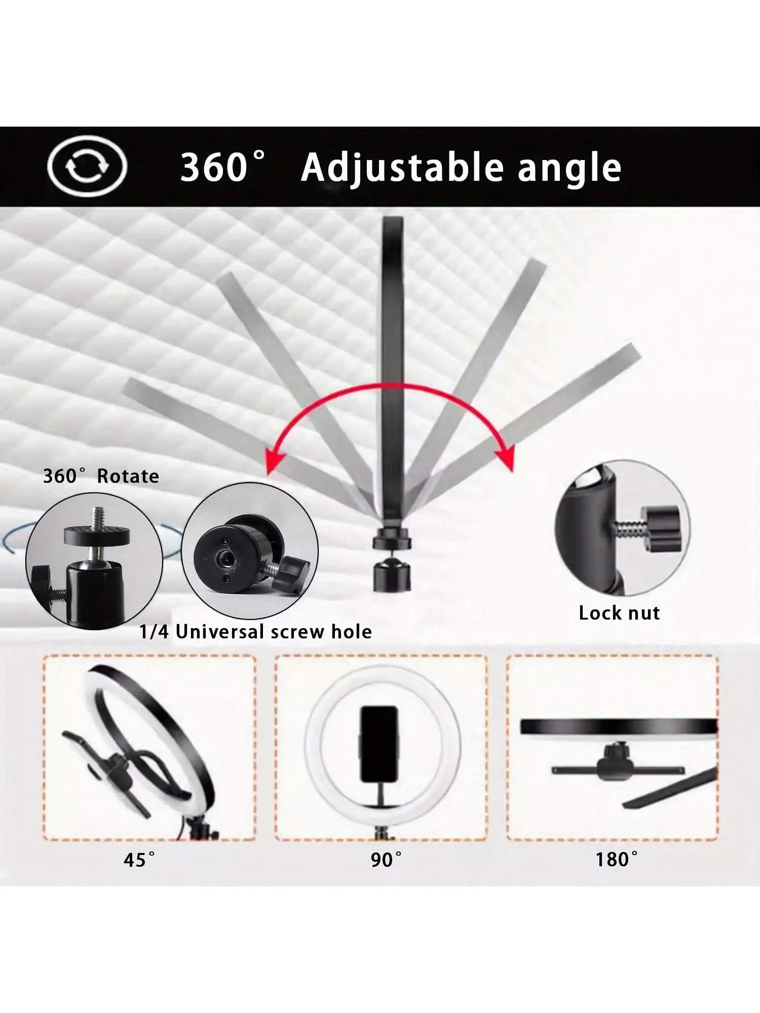 StudioGlow Pro Ring Light Kit
