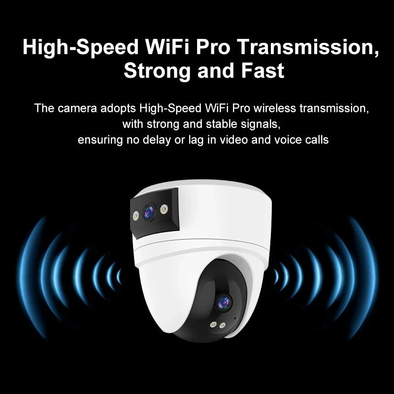 DualLens DualScreen Smart GuardCam Pro