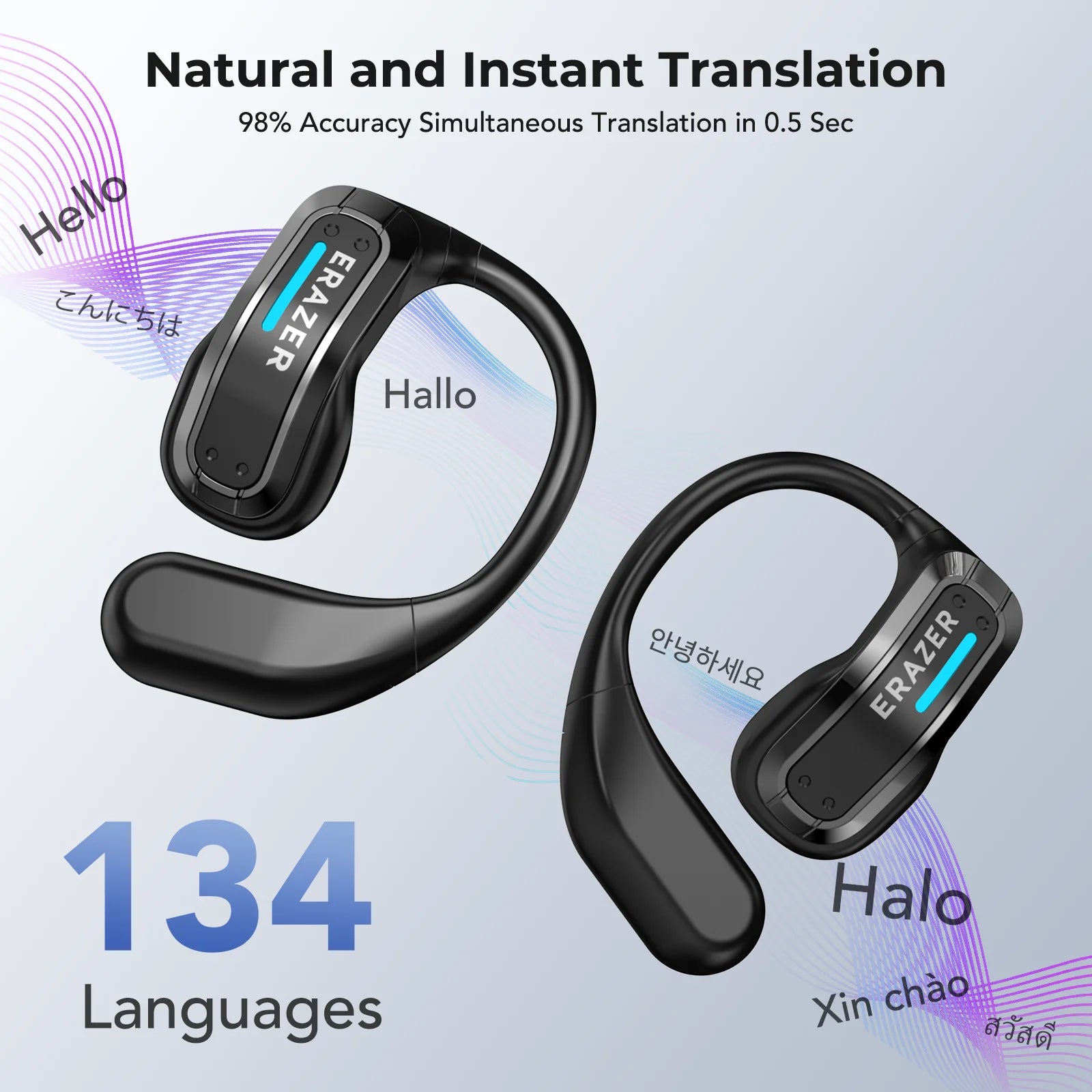 Erazer X Gaming Translator Earbuds