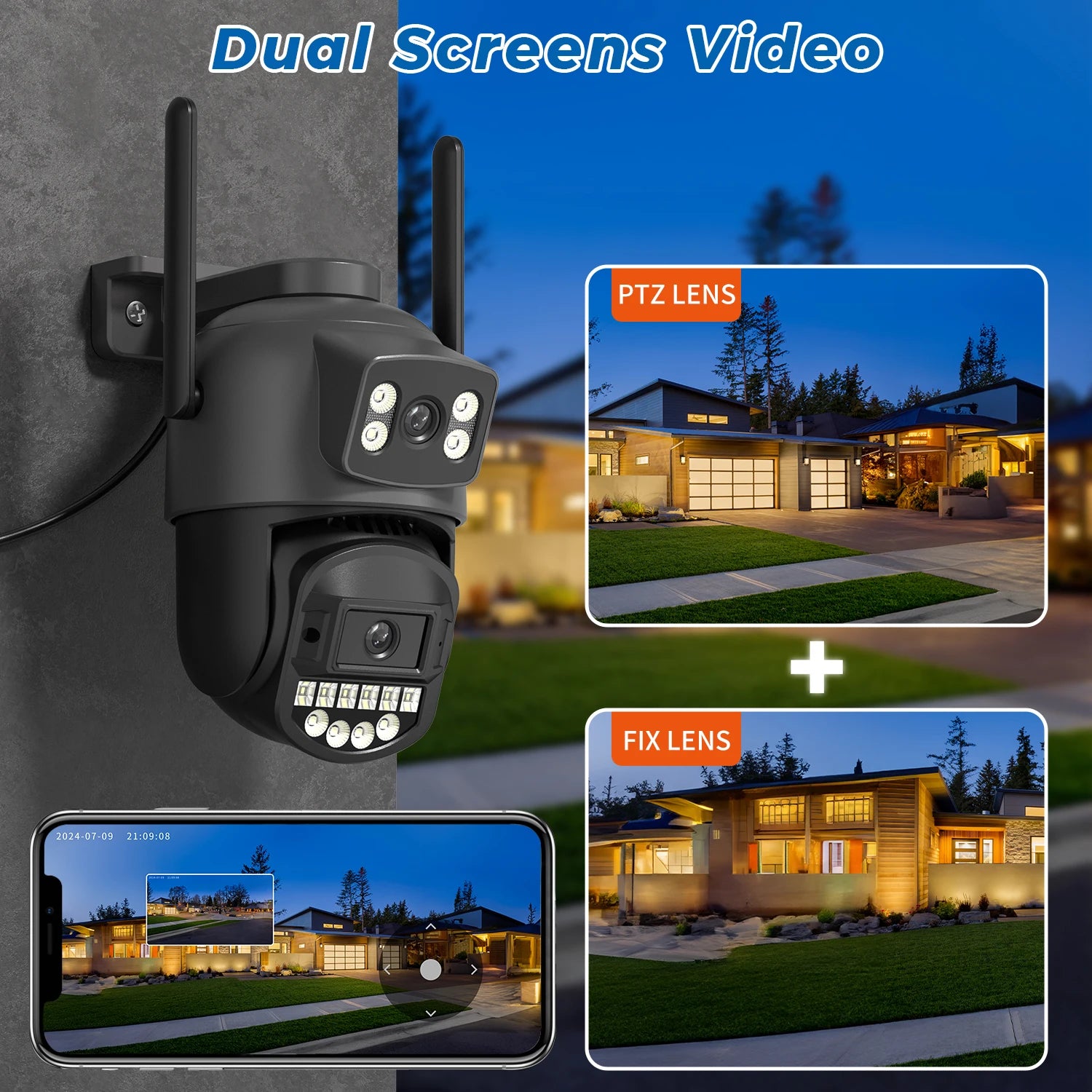 HomeGuard WiFi PTZ Camera