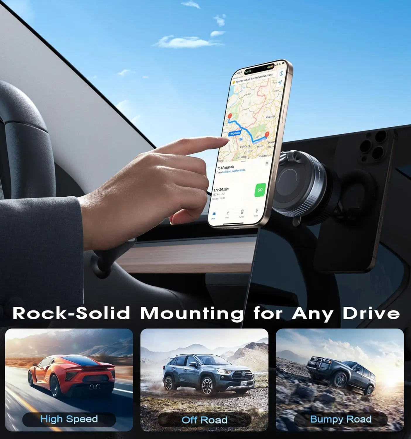 MagGrip Foldable Phone Mount