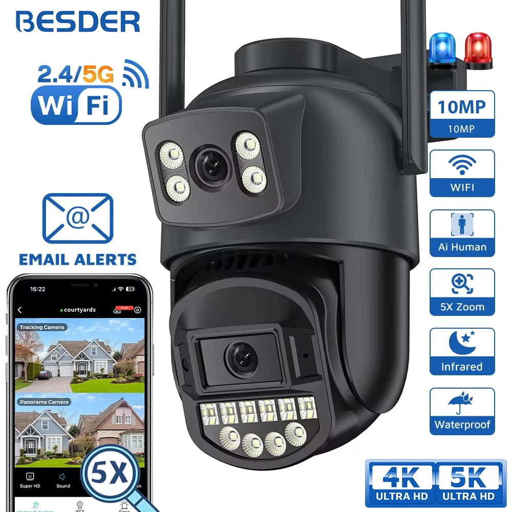 HomeGuard WiFi PTZ Camera