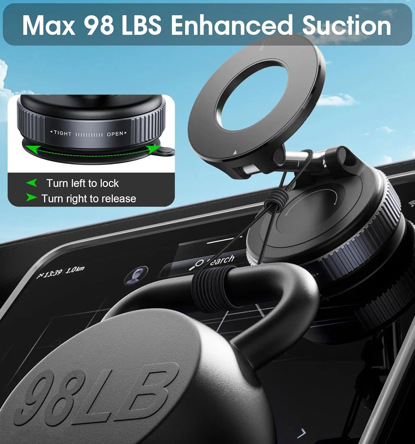 MagGrip Foldable Phone Mount